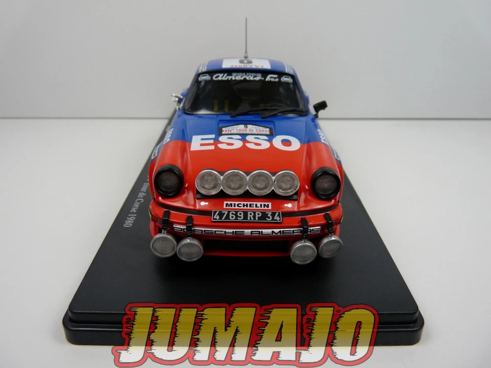 RVQ37 Voiture Rallye 1/24 SALVAT Models : PORSCHE 911 SC 1980 #9 Thérier Vial - Photo 4/4