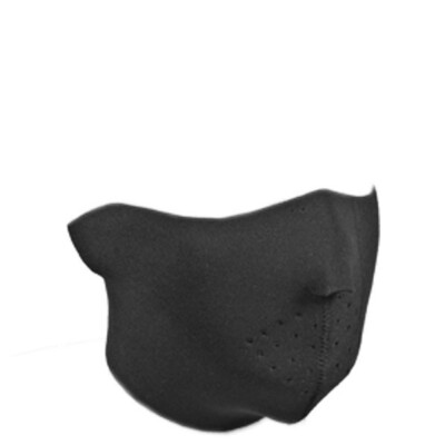 Masque Moto Néoprène Noir - Kenai-dark Only Black - Protection Bouche Et Nez