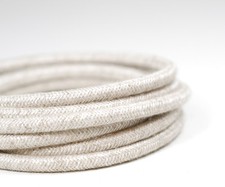 Premium Quality Italian Coloured braided lighting 3 core fabric cable flex cord