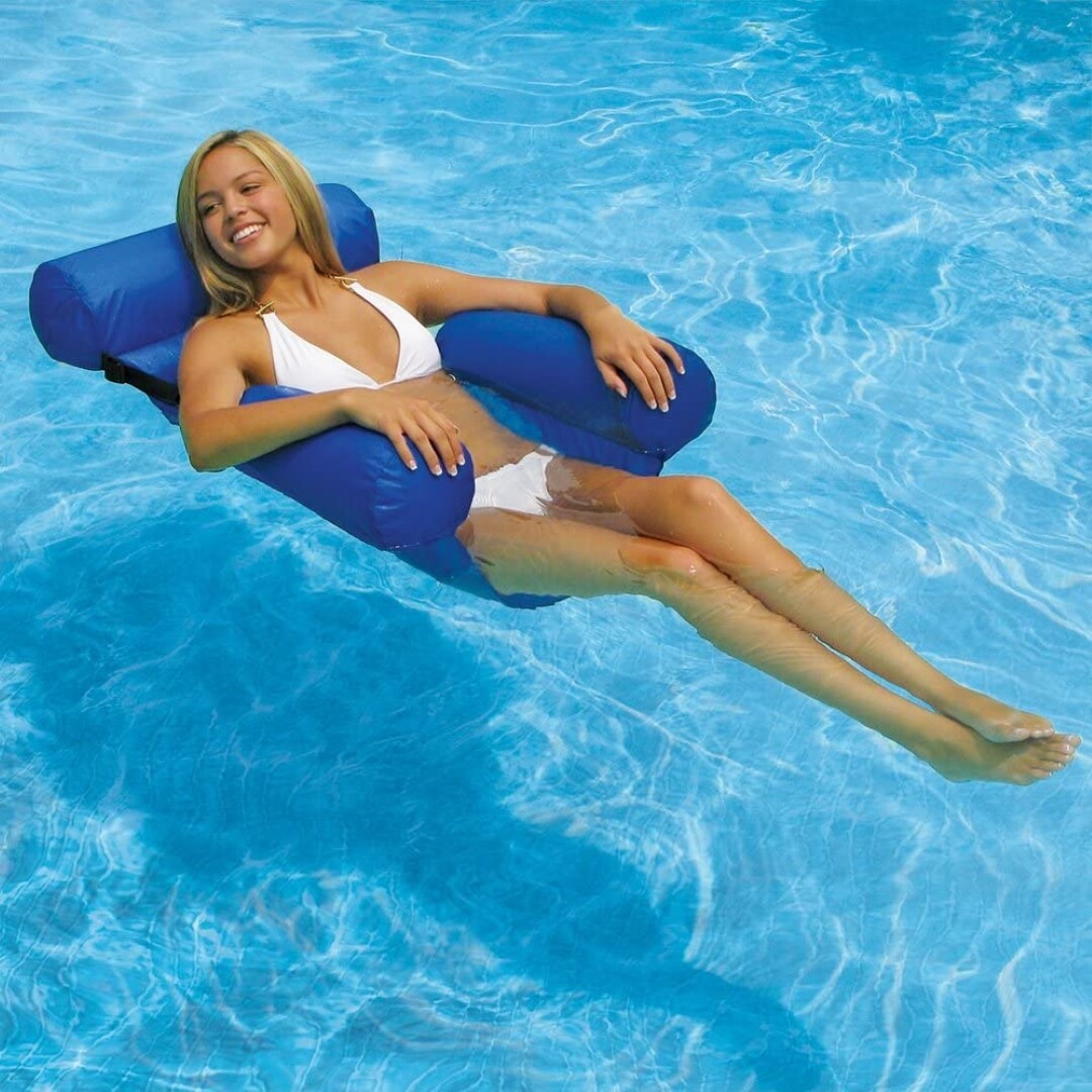 Salón de flotador de piscina inflable para silla de agua
