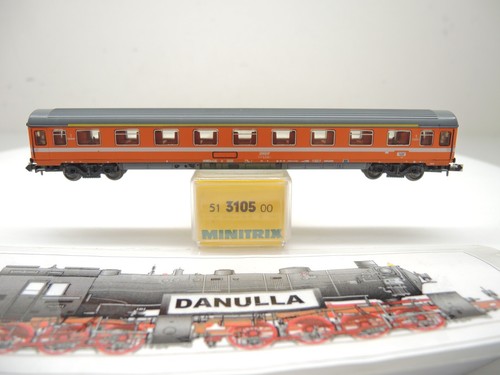 Minitrix 3105 Personenwagen der SNCF Eurofima 1.Kl. sehr gut OVP | Zustand: Gebraucht