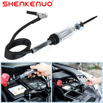 Test Light Car Circuit Tester Probe 24V 12V 6V DC Voltage Continuity Tester US