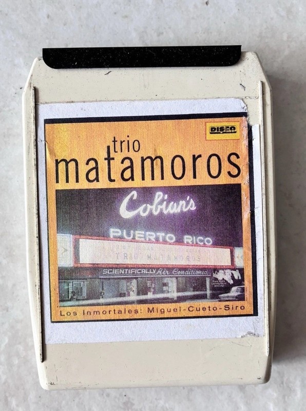 Trio Matamoros Los Inmortales Miguel Cueto Siro - Disco Hit 8 Track Cartridge 
