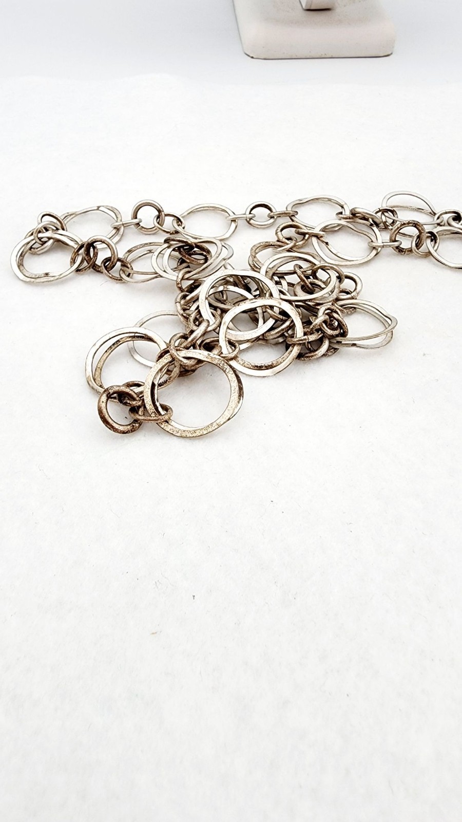 Premier design Silver tone multiple round rings c… - image 6