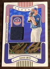 2024 Panini Stars & Stripes USA Parker Smith #SM-PS Black Gold Patch Auto /50 
