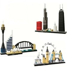 Architecture Sydney Opera Skyline 21032 Construction Building Blocks Toys Set