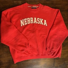 Champion Nebraska Men  s XL Vintage 90s Red Crewneck Sweatshirt NCAA Licensed