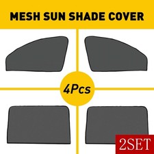Magnetic Car Side Front Rear Window Sun Shade Cover Mesh Shield Protection 2SET