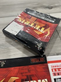 Virtual Boy: Box and Manual lot