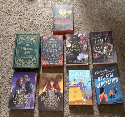 Romance & Fantasy 9 Books Lot (Booktok)/See Description For More Information