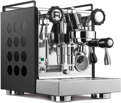 Rocket Espresso Appartamento Espresso Machine (Black/Black)