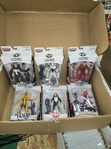 Juego de 6 piezas 2018 Marvel Legends Monster Venom Build a Figure BAF completo sellado