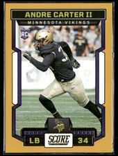 Andre Carter II 2023 Score Gold Minnesota Vikings #375