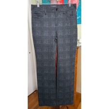 NYDJ Marilyn Straight Plaid Pants