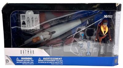 #ad Batman Roxy Rocket Action Figure DC Collectibles Deluxe Light Up Toy Box DMG New $29.99