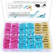 Waterproof Heat Shrink Wire Butt Connectors Insulated Electrical Crimp Terminals