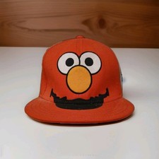 Sesame Street Elmo Hat Red Sz 7.25