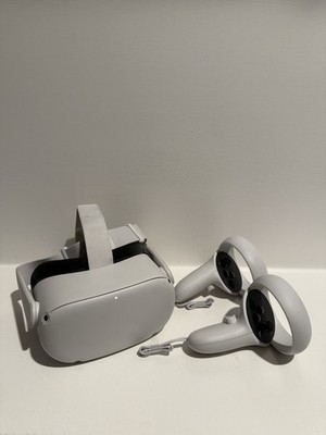 Meta Oculus Quest 2 256GB Standalone VR Headset - White Tested Working