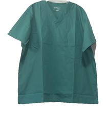 Allheart Basics nursing scrub top womens size medium short sleeve nwot e2400