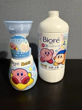 Kirby’s Dream Land Biore u Forming Star Stamp Hand Soap Dispensers w refill