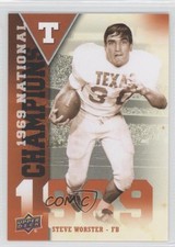 2011 Upper Deck University of Texas National Champions Steve Worster #NC-SW 2j3