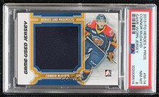 2013 ITG Heroes and Prospects Game-Used Black Jersey Connor McDavid PSA 8 0i7t