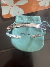 NEW.1837.Tiiffany CoCollection.925 Sterling Silver Bangle Bracelet 7"
