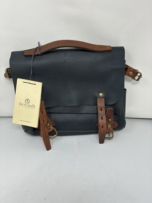Bleu de Chauffe Éclair S Postman Bag   Navy Blue