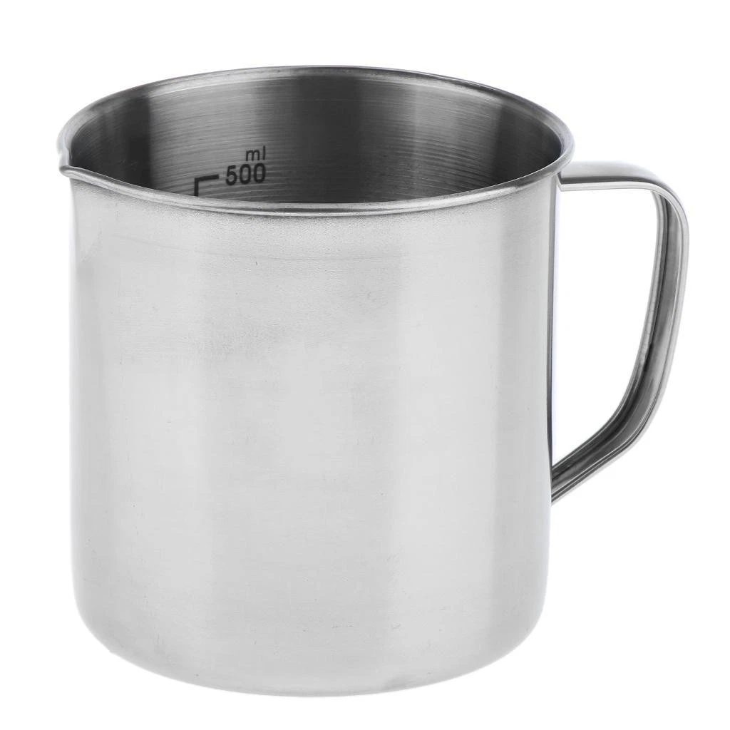 Stainless Steel Milk Frothing Jug 1000ml Silver Coffee