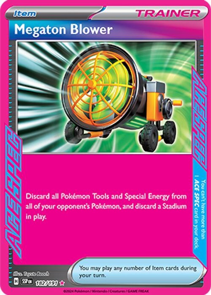 Megaton Blower [SSP - 182/191] NM - Pokemon
