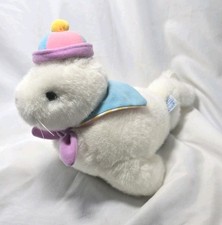 Vintage Eden 12" Plush Seal Baby Pastel Musical Wind Up Lullaby Wish Upon A Star