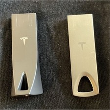 Tesla 128GB USB 3.1 USB Flash Drive Set Gray Silver - 2 Pack USB Interface