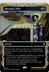 Akroma's Will 1 Mystical Archive Foil