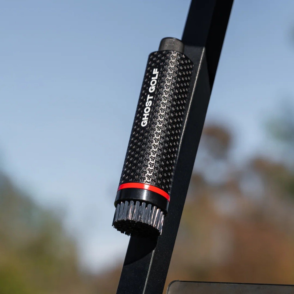 NEW Ghost Golf Magnetic Golf Club & Shoe Brush Black