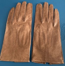 Nordstrom Leather Gloves Saddle Brown Size 7 Wonderful Shape