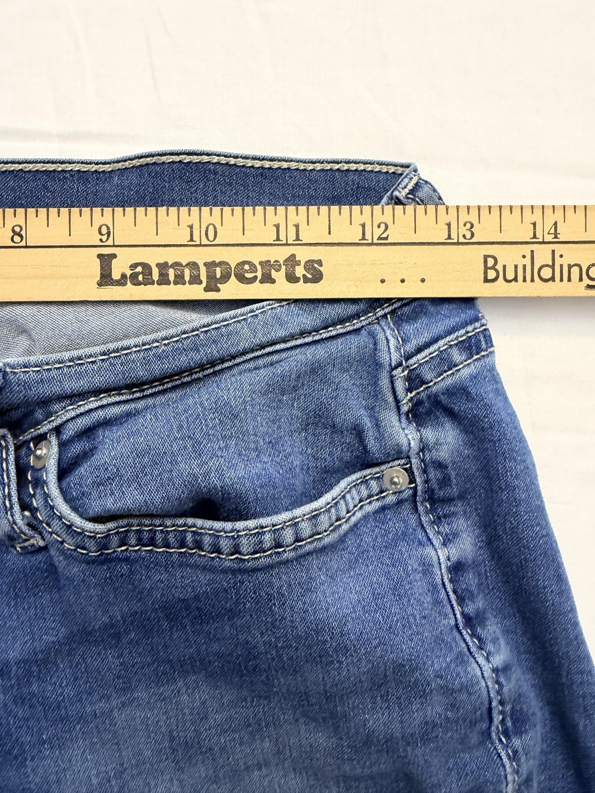 Calvin Klein Jeans Ultimate Skinny Jeans Womens 6 Blue Medium Wash 26x30 Stretch thumbnail 5