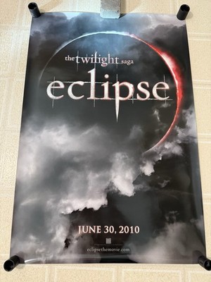 THE TWILIGHT SAGA : ECLIPSE MOVIE POSTER Original DS 27x40 Advance Rolled