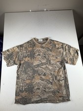 Vintage High Peak Realtree Camouflage Hunting T-Shirt Mens XL Made in USA
