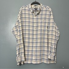 Eddie Bauer Classic Fit Button Down Cotton Plaid Shirt Men  s Size 3XL Tall