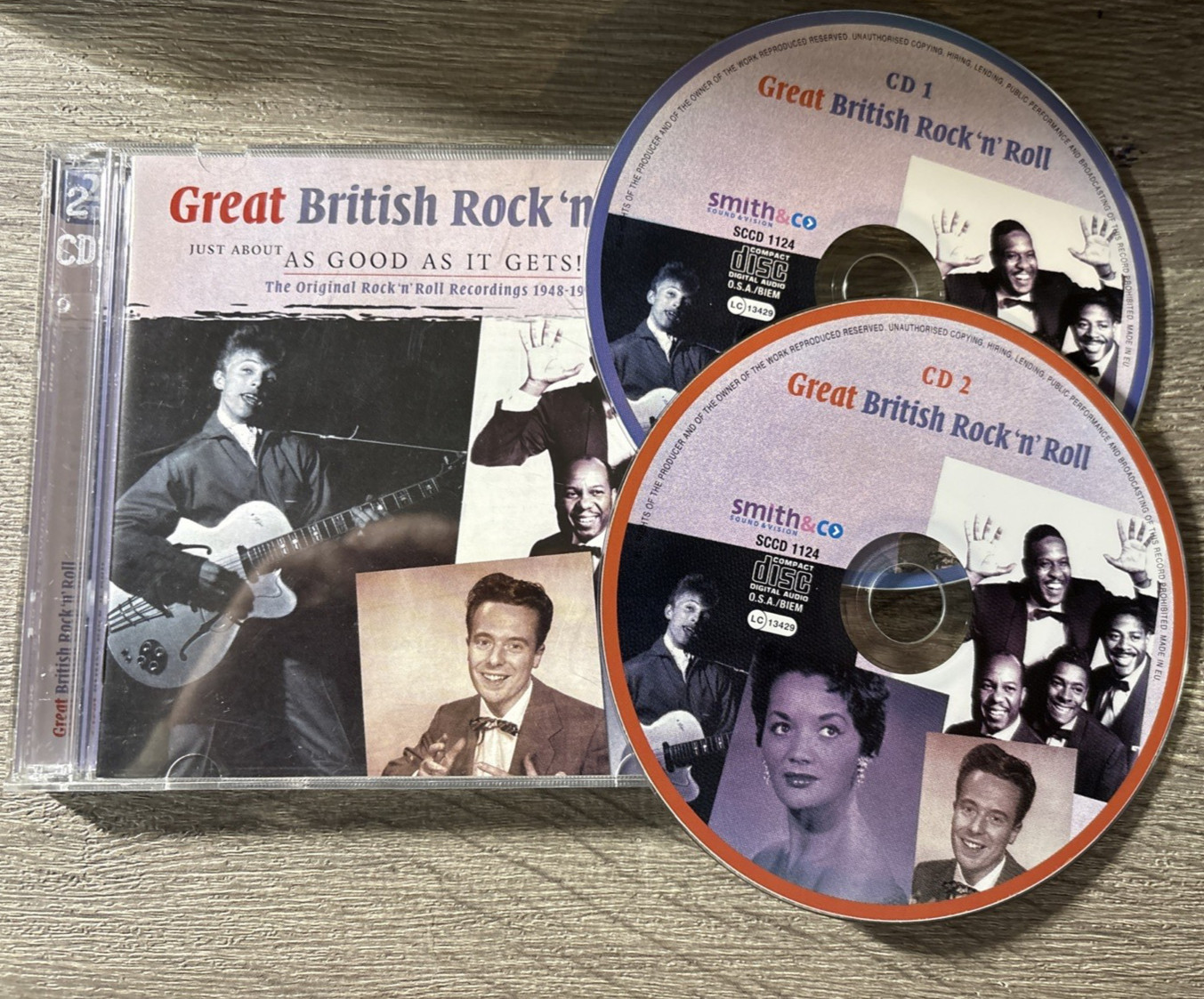 GREAT BRITISH ROCK N ROLL Just About As Good As It Gets : Double CD - 2007 VGC