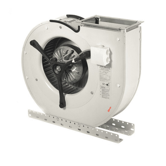 Ventilateur centrifuge 400V Fischbach en acier galvanisé de haute précision