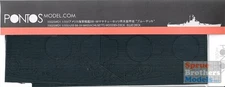 PONWD35025 1:350 Pontos Model Wood Deck - USS Massachusetts BB-59 Blue Deck