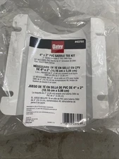 Oatey Company Pipe Fitting, Schedule 40 PVC  Saddle Tee Kit, 4 x 2-In.