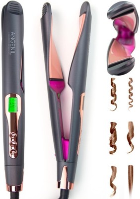 Haarglätter Lockenstab Dual Voltage Professional Twist Keramikplatten...