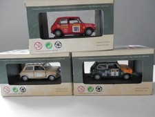 1/43 Cararama Job Lot x 3 Racing Mini Cooper