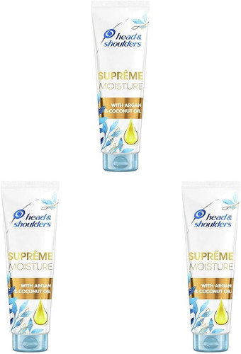 Head & Shoulders Hair Conditioner Moisture Argan & Coconut Oil, 275ml (Pack of - Picture 1 of 6