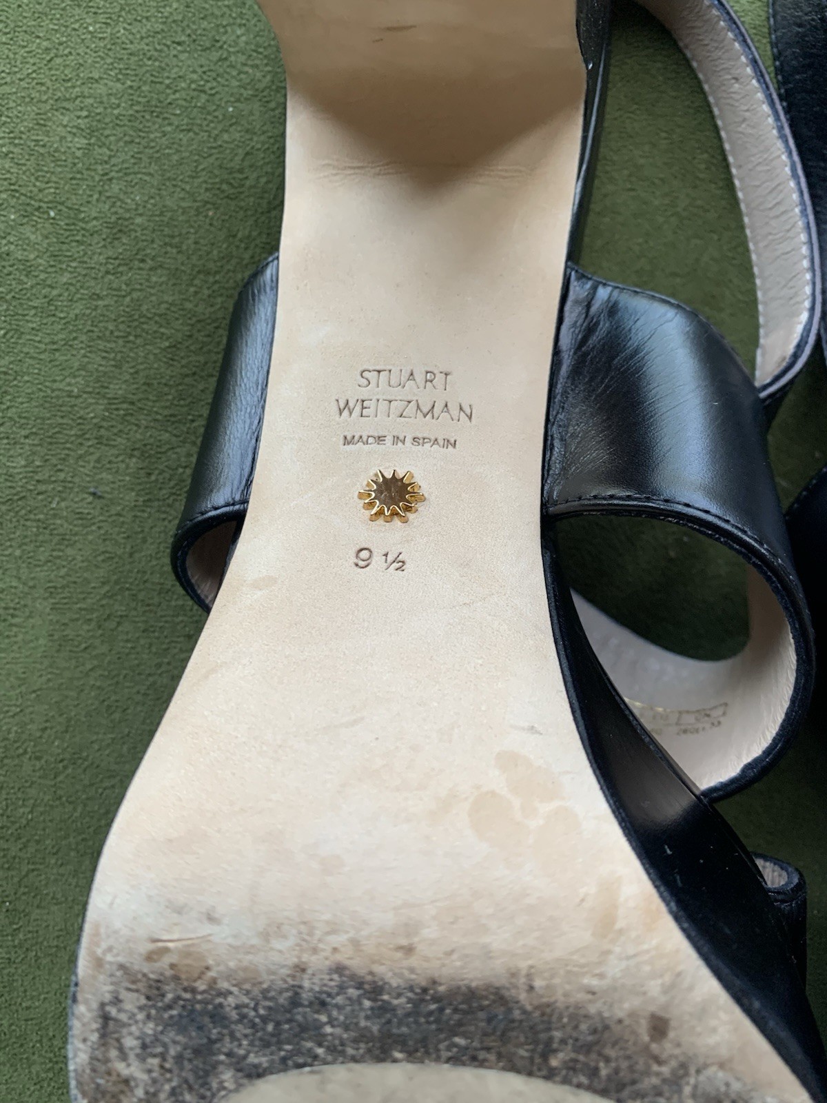 Stuart Weitzman Ono leather platform sandals in b… - image 8