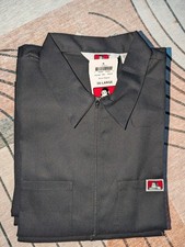 Ben Davis Railroad 1/2 Zip Shirt, Black, 3XL, NWT