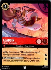 ALADDIN - INTREPID COMMANDER 119/204 UC LORCANA NM 6 PISONI