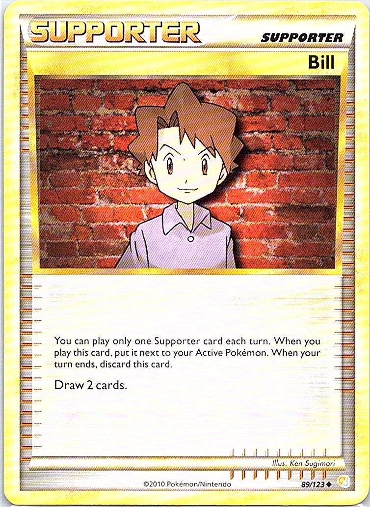Bill 89/123 Uncommon HeartGold SoulSilver NM